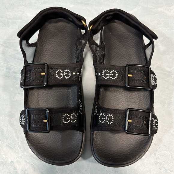 Gucci Dad Style Sandal w/ Crystals Size 8.5 - Picture 4 of 13